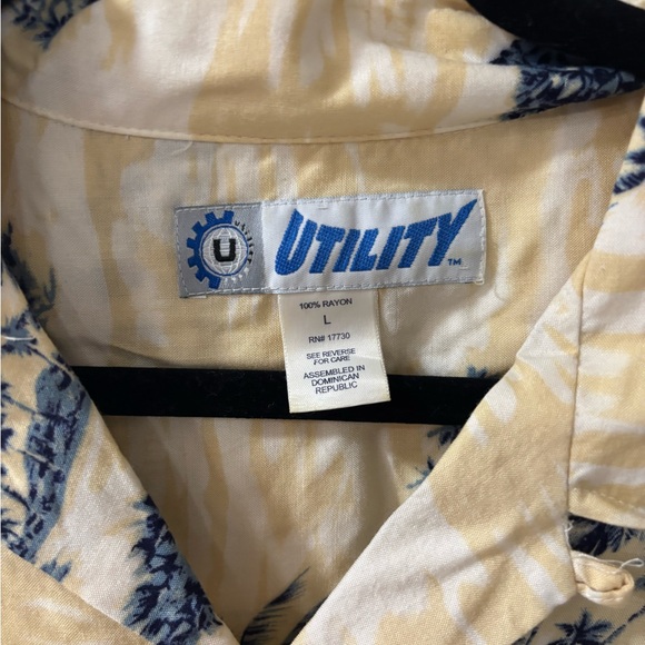 Vintage Palm Tree Print Shirt - Picture 2 of 2